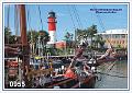 0955  Büsum Margaretha mit Leuchtturm.